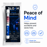 Gloam Single Use Alcohol Breathalyser 1pc