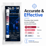 Gloam Single Use Alcohol Breathalyser 1pc